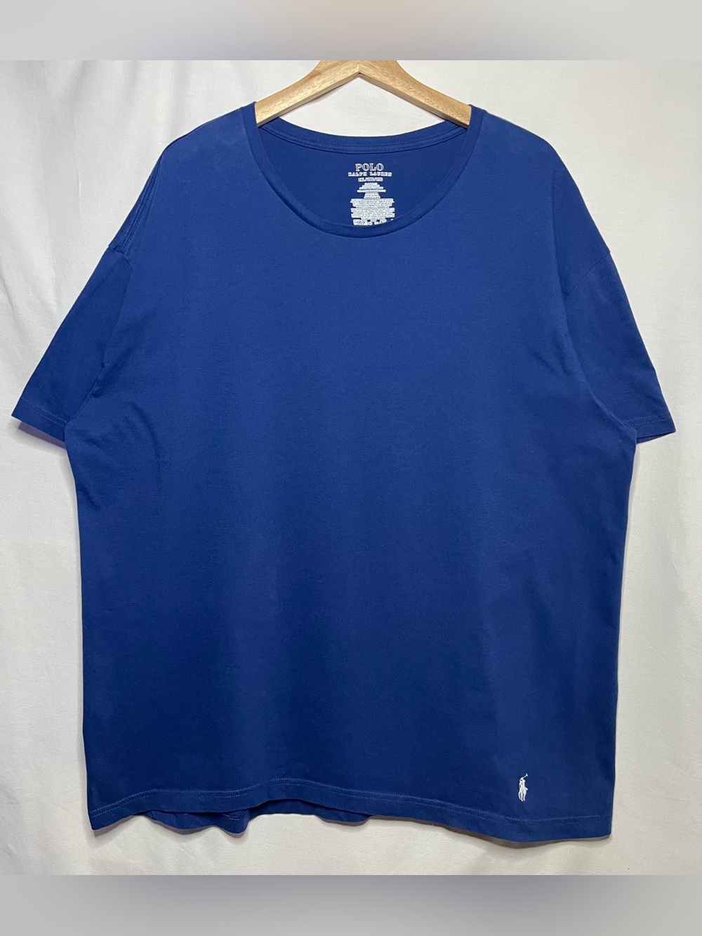 Polo by Ralph Lauren Men's Crewneck Tee in Royal Blue